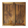Plateau de Backgammon Sculpté en Bois, Fabriqué à la Main avec l'Héritage Persan Khayyam