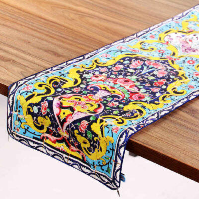 Nappe Élégance Persane en Velours Homa R-138