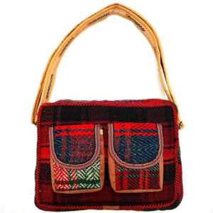 Sac à bandoulière Kilim – Jajim traditionnel persan rouge