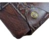 Portefeuille bifold en cuir persan pour hommes avec design Achéménide