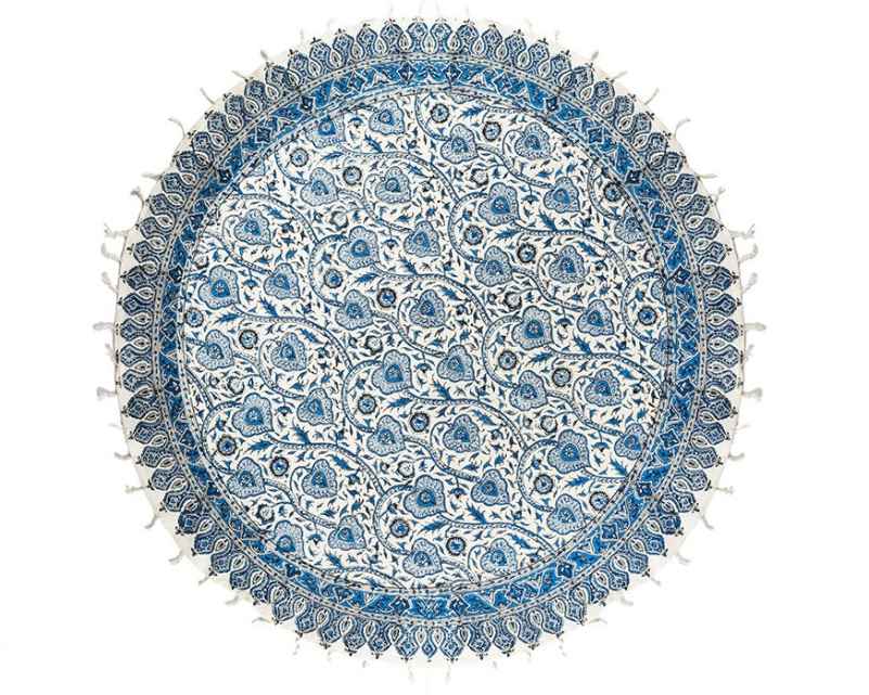 Nappe Persane : Impression Traditionnelle Kalamkari d'Isfahan 03