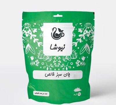 Thé vert iranien pur en feuilles en vrac par Newsha – 350 g (lot de 3)
