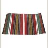 Tapis Jajim persan authentique tissé à plat rayé Tribal