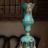 Lampe de cristal persane émaillée – forme traditionnelle Laleh