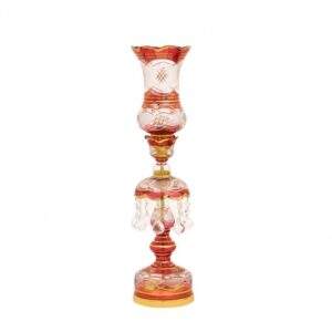 Lampe de cristal persane émaillée – forme traditionnelle Laleh