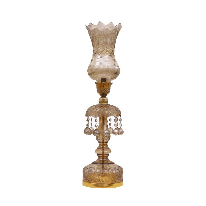 Lampe de cristal persane émaillée – forme traditionnelle Laleh