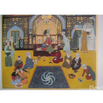 Peinture d’art persan originale : Gouache et aquarelle – Nouveau cours de style mongol