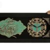 Horloge Murale Islamique Traditionnelle avec Incrustation du Verset Ayatolkorsi