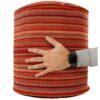 Pouf kilim ottoman authentique d’origine Iran, fait main G2