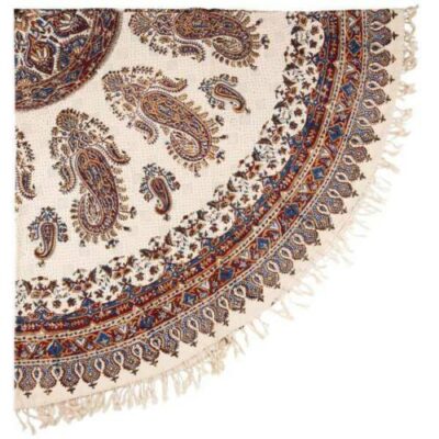 Nappe Persane : Impression Traditionnelle Kalamkari d’Isfahan 01