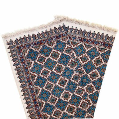 Nappe Persane : Impression Traditionnelle Kalamkari d’Isfahan Atrian