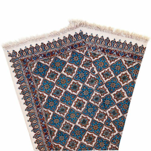 Nappe Persane : Impression Traditionnelle Kalamkari d'Isfahan Atrian
