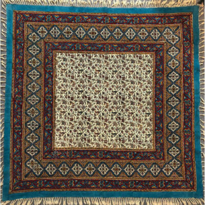 Nappe Iranienne : Impression Traditionnelle Kalamkari d’Isfahan