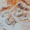 Peinture d'art miniature persan originale : Aquarelle – Controverse