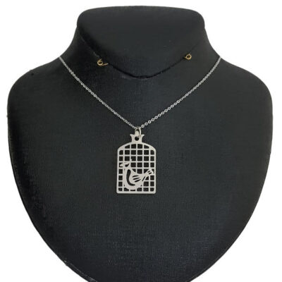 Collier en Argent Minimaliste Motif Morghe Amin
