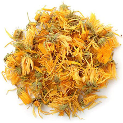 Fleurs de souci séchées Pétales brillants pour thé & délices culinaires 300 grammes
