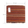 Pouf kilim ottoman authentique d’origine Iran, fait main AP406