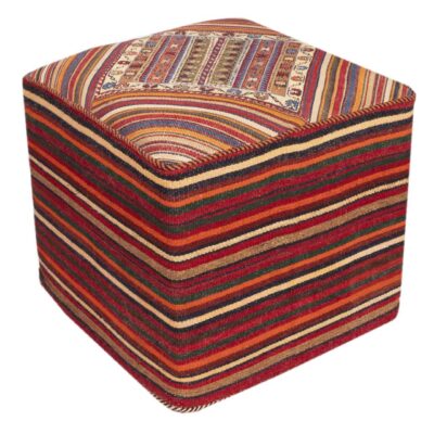 Pouf kilim ottoman d’origine Iran, fait main AP
