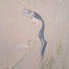 Peinture d'art miniature persan originale : Aquarelle – Anges appelants