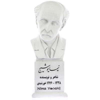 Buste de Nima Yooshij – Poète iranien