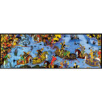 Foulard en soie persane pour femme – Luxe et vibrant Shahnameh Karzar