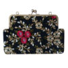 Pochette brodée avec motif floral - Tabasom