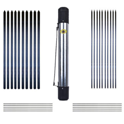 Ensemble de Trente Brochettes Galvanisées Mixtes pour Kebab et Grillades