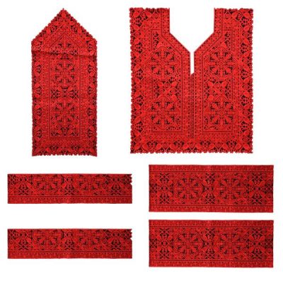 Panneau de robe brodé Balochi fait à la main – Design classique