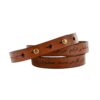 Bracelet en cuir persan pour hommes et femmes - Dariush Marron