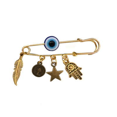 Broche de Sécurité Œil Malin – Charme Protecteur Classique