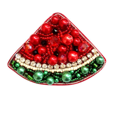 Broche Pastèque pour Yalda – Festive et Amusante