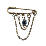 Broche de Sécurité Œil Malin Bleue – Amulette Protectrice