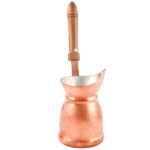 Cafetière Turque – Cezve en Cuivre Martelé Traditionnel / Ibrik, Mesaleen