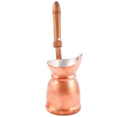 Cafetière Turque – Cezve en Cuivre Martelé Traditionnel / Ibrik, Mesaleen