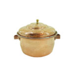 Marmite en cuivre persan – Style de cuisson martelé traditionnel 01