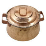 Marmite en cuivre persan – Style de cuisson martelé traditionnel NT40