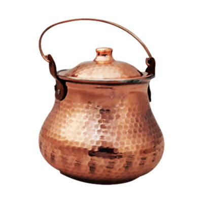 Pot persan en cuivre pour Abgoosht avec couvercle pour la cuisson Modèle 9114