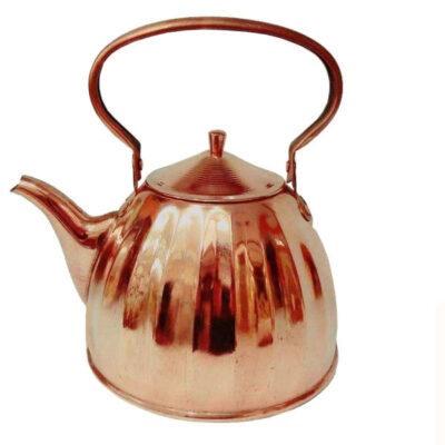 Bouilloire en cuivre persan durable pour cuisinière traditionnelle martelée Core