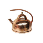 Bouilloire en cuivre persan durable pour cuisinière traditionnelle martelée 144