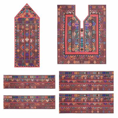 Panneau de robe brodé Balochi fait à la main – GL
