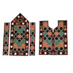 Panneau de robe brodé Balochi fait à la main