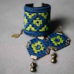 Set Bracelet et Boucles d’Ores Brodés Persan – Jahan
