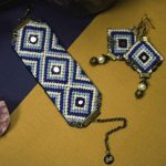 Set Bracelet et Boucles d’Ores Brodés Persan – Atra