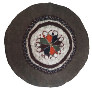 Tapis en feutre de laine persan 100 % naturel et fait main TB402