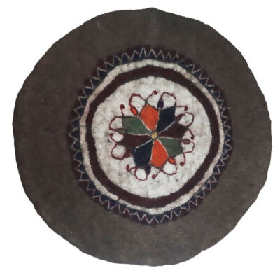 Tapis en feutre de laine persan 100 % naturel et fait main TB402