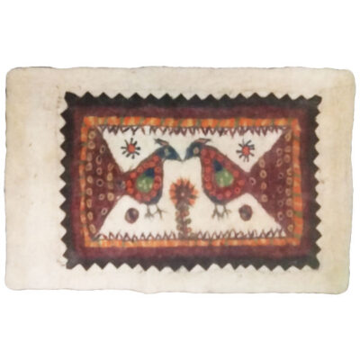 Tapis en feutre de laine persan 100 % naturel et fait main TB405
