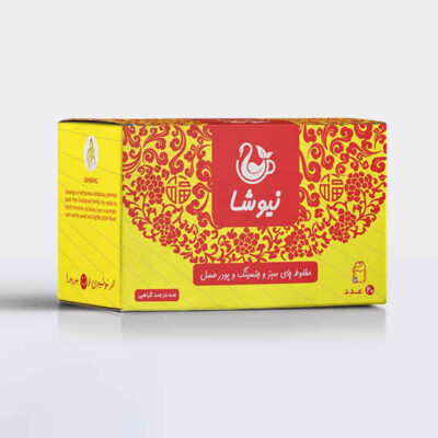 Thé vert aromatisé au ginseng et au miel Newsha 70 g (lot de 10)