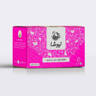 Newsha Lemon Beebrush Flavored Green Tea 70 gr (10x)