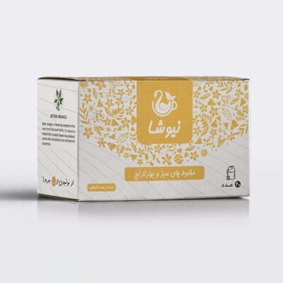 Thé vert aromatisé à la fleur d’oranger Newsha 70 g (lot de 10)