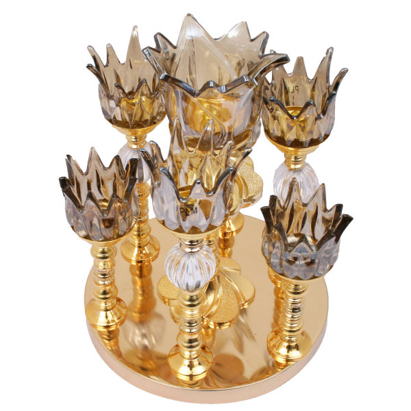 Set Haft-sin en cristal élégant pour Nowruz, le Nouvel An persan F321